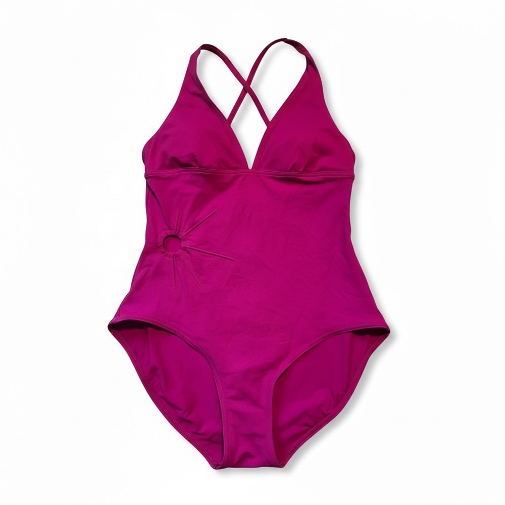 Eres luxury one piece swimsuit magenta